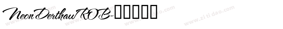 NeonDerthaw ROB字体转换